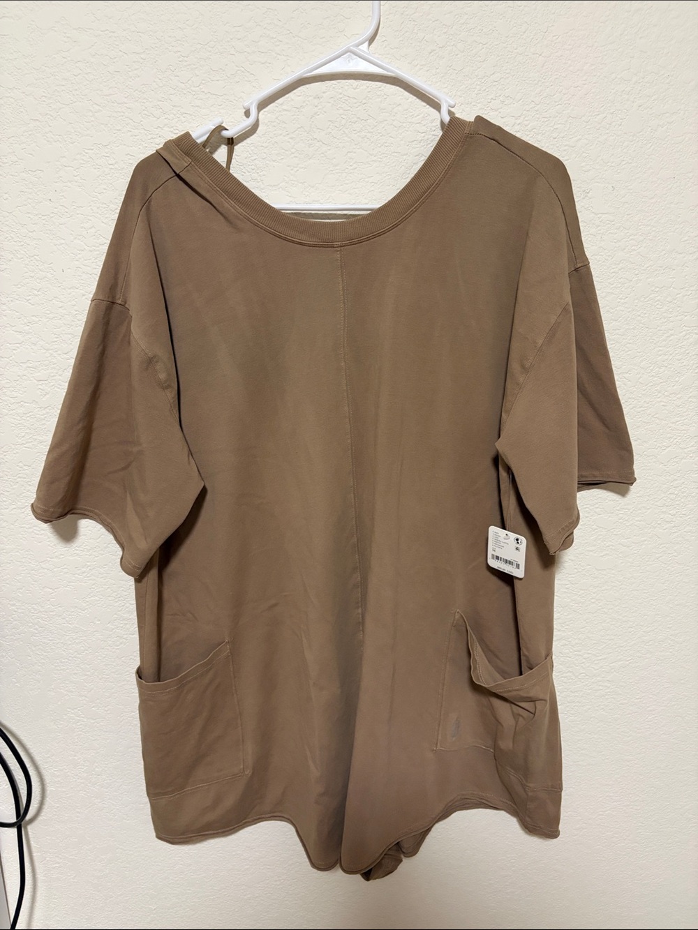 Free People Hot Shot Tee Romper - Size Medium NWT